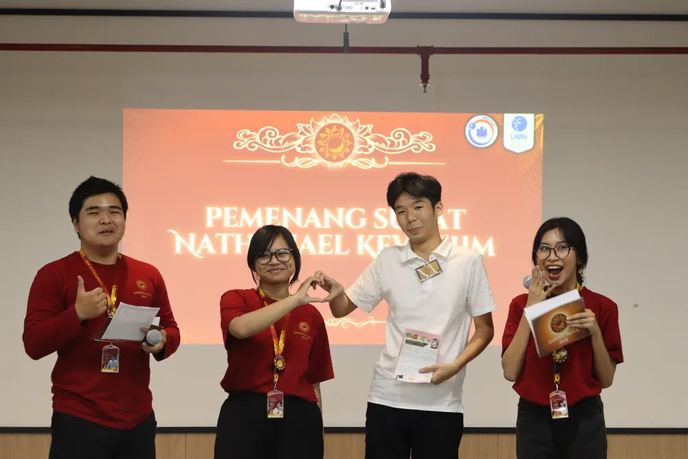 Momen apresiasi bagi para peserta.