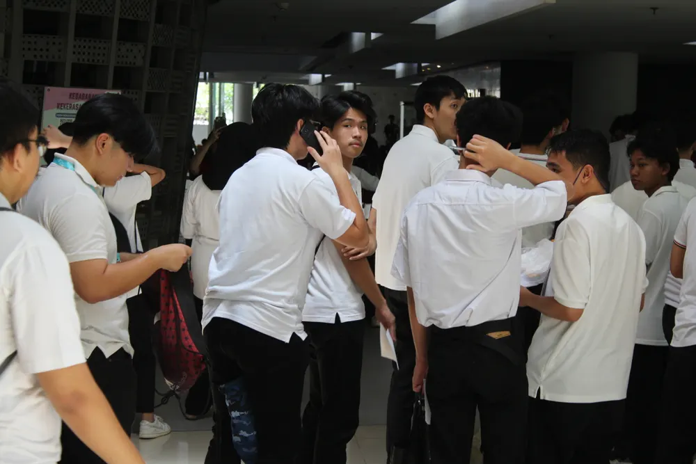 Peserta berdatangan di hari pertama.