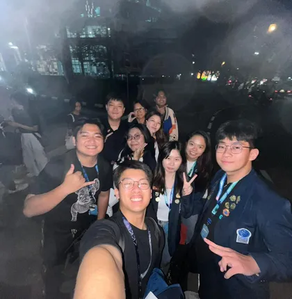 Kebersamaan HIMSI saat kegiatan malam hari